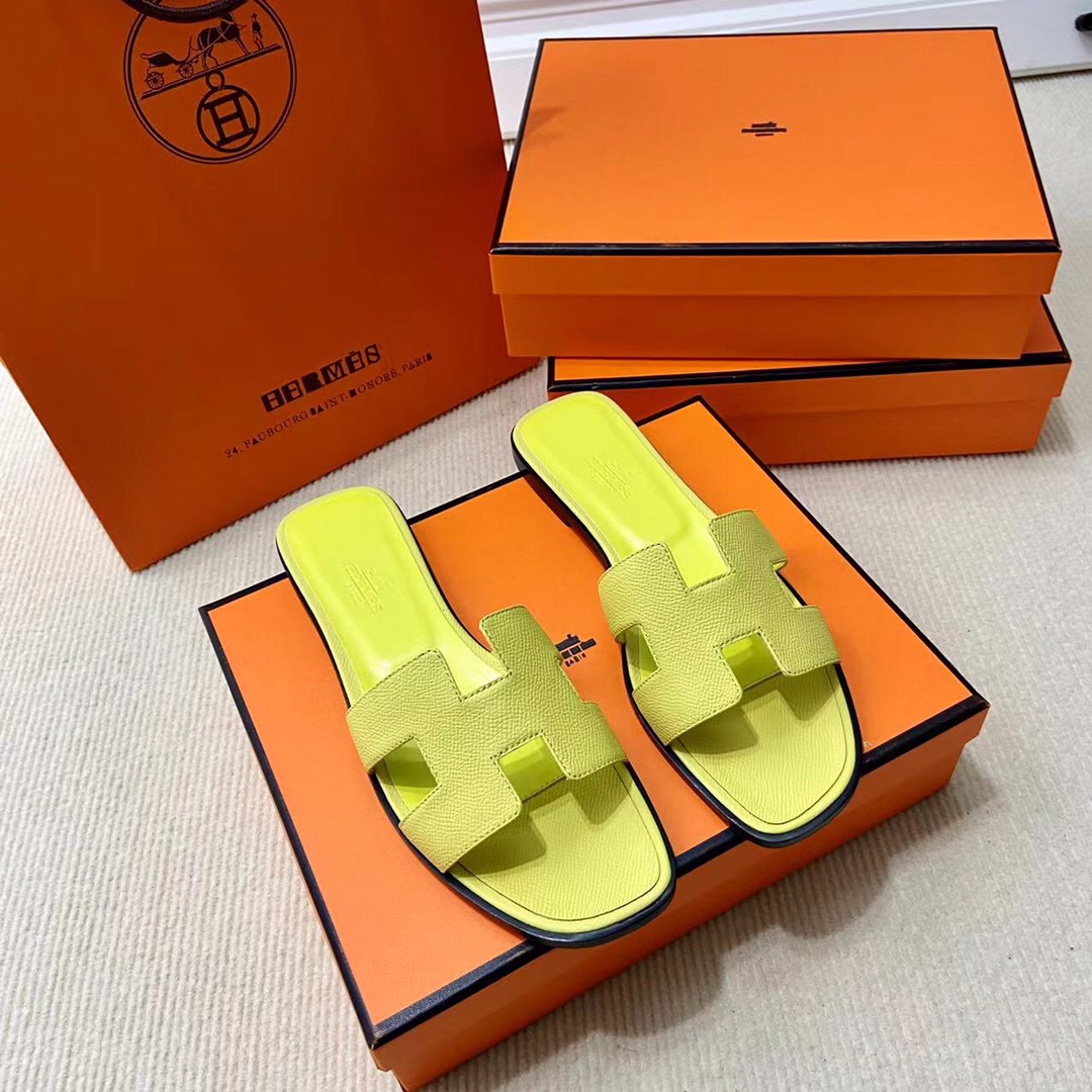 에르메스 올수공 오란 슬리퍼 샌들 앱송 54